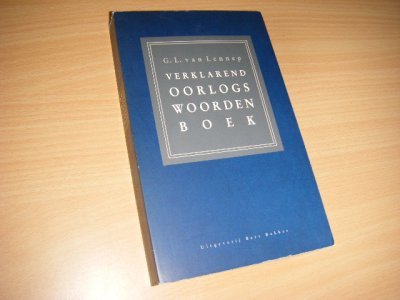 Tweedehands boek: Verklarend oorlogswoordenboek van auteur G. L. van Lennep - Paperback, in nieuwstaat