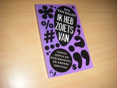 Boek met de titel: Ik heb zoiets van