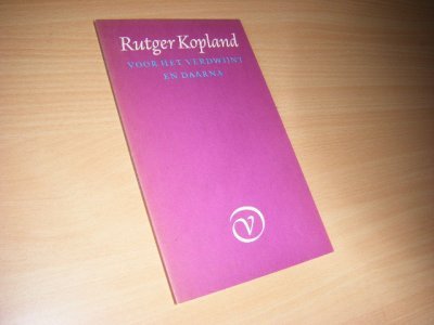 Boek met de titel: Voor het verdwijnt en daarna