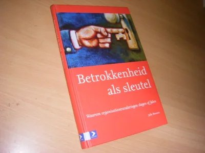 Tweedehands boek: Betrokkenheid als sleutel van auteur Jelle Tjitze Bouma - hardcover, in zeer goede staat