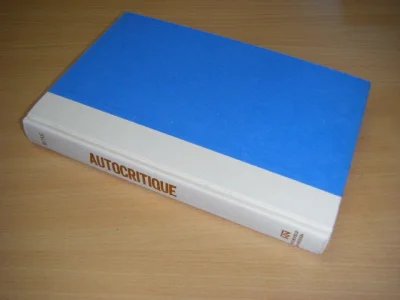 Boek met de titel: Autocritique