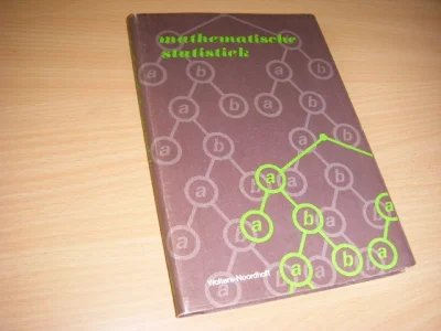 Boek met de titel: Mathematische statistiek