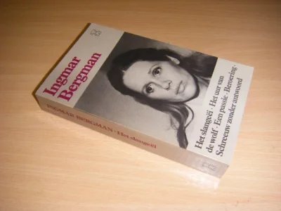 Boek met de titel: Het slangeei, Het uur van de wolf, Een passie, Beroering [en] Schreeuw zonder antwoord