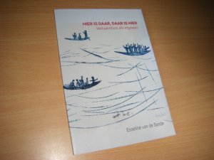 Boek met de titel: Hier is daar, daar is hier. 