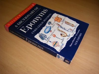 Boek met de titel: A Dictionary of Eponyms