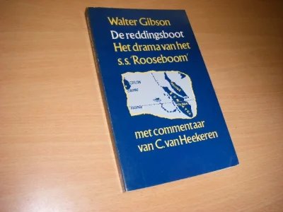 Tweedehands boek: De reddingsboot van auteur Walter Gibson  - Paperback, schutblad licht beschreven, in goede staat 
