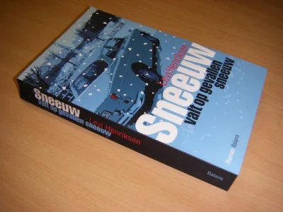 Boek met de titel: Sneeuw