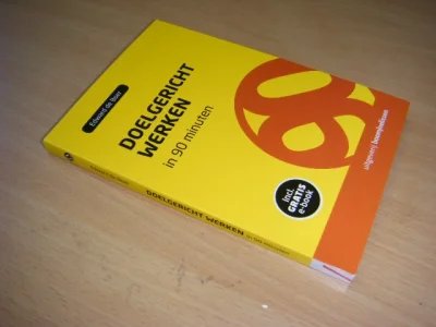 Boek met de titel: Doelgericht werken in 90 minuten