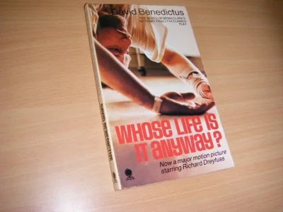 Boek met de titel: Whose life is it anyway