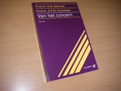 Boek met de titel: Van het concern