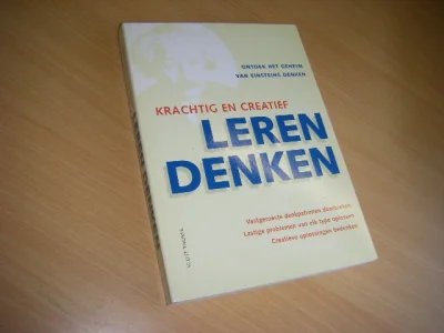 Boek met de titel: Krachtig en creatief leren denken
