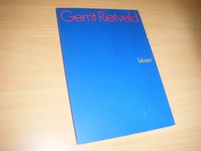 Tweedehands boek: Gerrit Rietveld, teksten van auteur Gerrit Thomas Rietveld; Helma van Rens  - Softcover, in goede staat