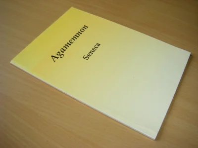 Tweedehands boek: Agamemnon van auteur Lucius Annaeus Seneca (Philosophus) - dunne paperback, in goede staat
