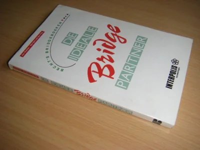 Boek met de titel: De ideale bridge partner