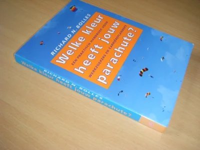 Boek met de titel: Welke kleur heeft jouw parachute?