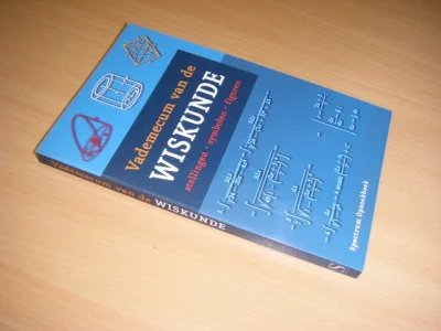 Boek met de titel: Vademecum van de wiskunde