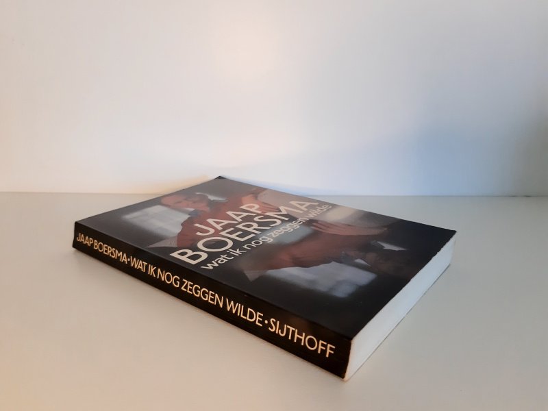 Boek met de titel: Wat ik nog zeggen wilde