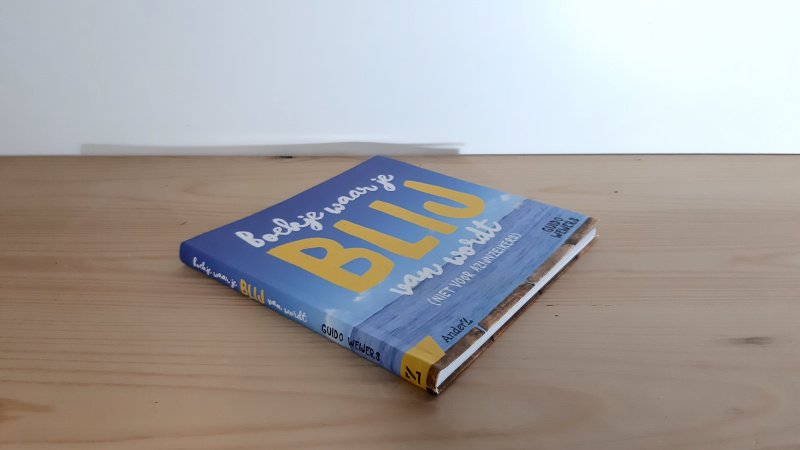 Boek met de titel: Boekje waar je blij van wordt