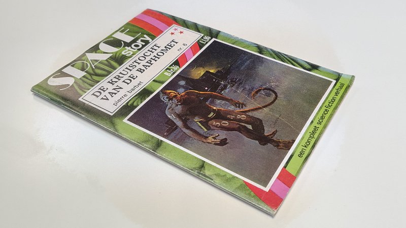 Boek met de titel: Space Story, De Kruistocht van de Baphomet nr. 16