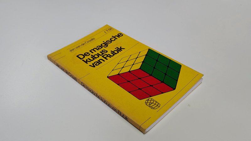 Tweedehands boek: De magische kubus van Rubik van auteur Jan van de Craats - Softcover met gebruikerssporen aan de kaft