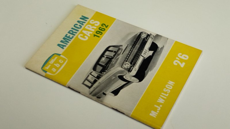 Boek met de titel: American Cars 1962