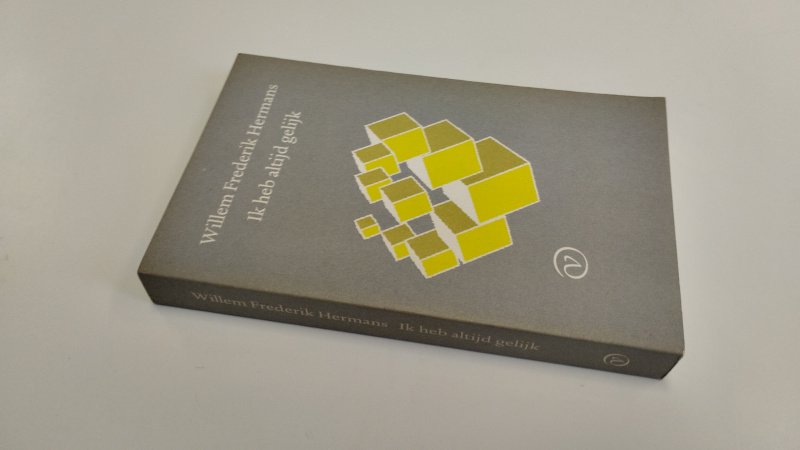 Tweedehands boek: Ik heb altijd gelijk van auteur Willem Frederik Hermans - Softcover, kaft en pagina's zijn verkleurd. Pagina's zijn netjes en onbeschreven. In goede staat