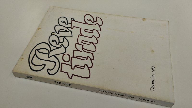 Boek met de titel: Reve tirade december 1983
