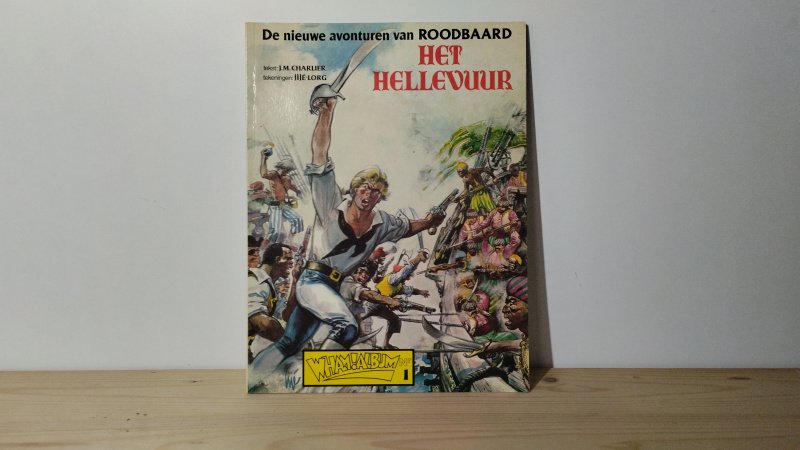 Boek met de titel: Roodbaard, Het Hellevuur