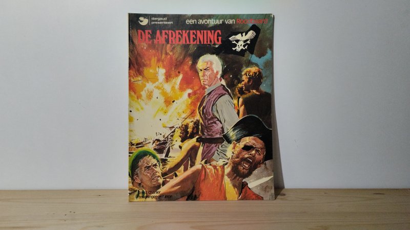 Tweedehands boek: Roodbaard, De afrekening van auteur Hubinon - Softcover, gelezen. Naam op schutblad. Kaft en pagina's verkleurd. In redelijke staat