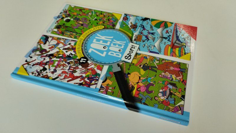 Tweedehands boek: Zoekboek sport! van auteur Studio Ruis - Hardcover, als nieuw