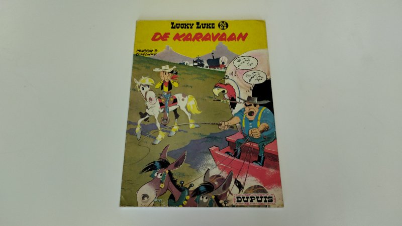 Boek met de titel: Lucky Luke, De karavaan nr24.