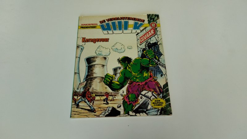Boek met de titel: De verbijsterende Hulk, Kerngevaar nr. 12