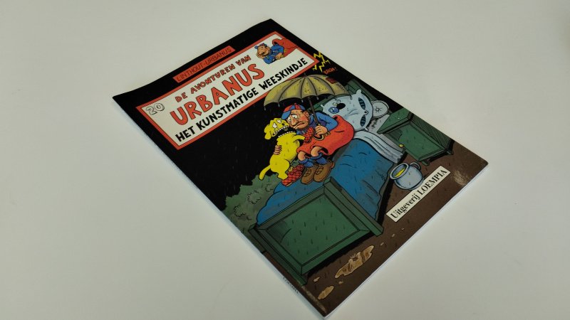 Boek met de titel: De avonturen van Urbanus, het kunstmatige weeskindje