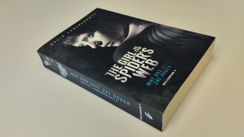 Boek met de titel: The girl in the spider's web