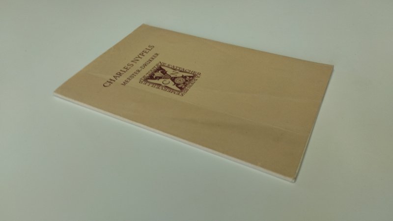 Tweedehands boek: Charles Nypels meester-drukker van auteur Alder Witte - Softcover, netjes en onbeschreven. In goede tot zeer goede staat