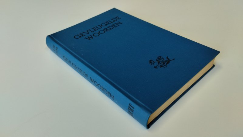 Tweedehands boek: Gevleugelde woorden van auteur J.H. de Ruyter - Hardcover, pagina's verkleurd, in goede staat