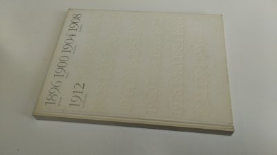 Boek met de titel: 100 jaar Olympische spelen van het nieuwe tijdperk 1896-1996