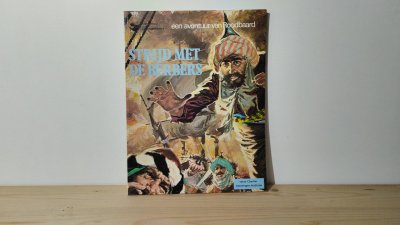 Boek met de titel: Roodbaard, strijd met de Berbers