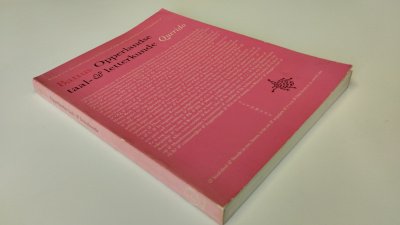 Boek met de titel: Opperlandse taal & letterkunde