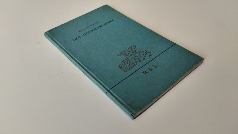 Tweedehands boek: Der njewski-prospekt van auteur Nikolai Gogol - Duitstalige hardcover, pagina's verkleurd zoals in een pocketboek, netjes en onbeschreven. in goede staat.