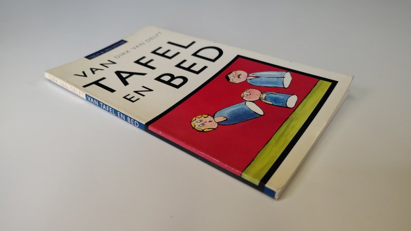 Tweedehands boek: Van Tafel en Bed van auteur Dirk van Delft - Paperback, kaft licht verkleurd, minimale gebruikerssporen randen. Binnenwerk onbeschreven en netjes.