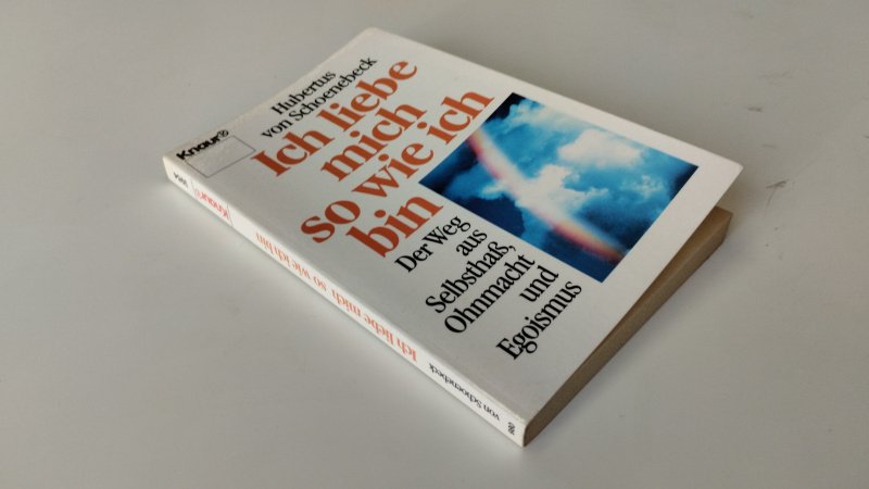 Tweedehands boek: Ich liebe mich, so wie ich bin van auteur Hubertus von Schoenebeck - Duitstalige paperback, zonder stofomslag, lichte gebruikssporen aan kaft, pagina’s licht verkleurd, netjes maar met aantekeningen. In redelijke tot goede staat