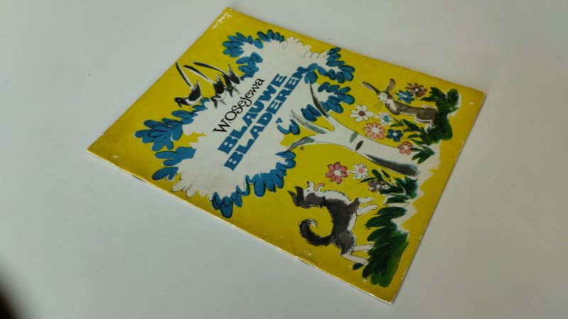 Tweedehands boek: Blauwe Ladder van auteur W. Ossejeva - Nederlandstalige dunne paperback/prentenboek, geen stofomslag, kaft met duidelijke slijtage en verkleuring, pagina’s netjes en onbeschreven, in redelijke tot goede staat.