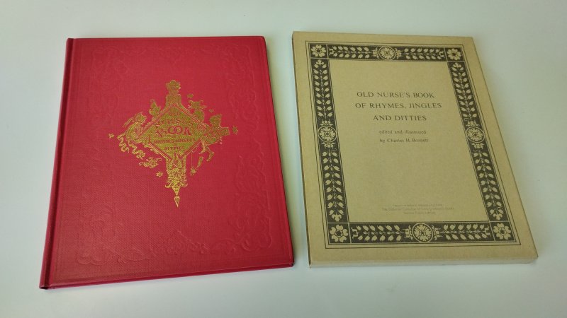 Tweedehands boek: Old nurse's book of rhymes, jingles and ditties van auteur Charles H. Bennett - Engelstalige hardcover, in een nette cassette, netjes en onbeschreven, in een zeer goede staat.