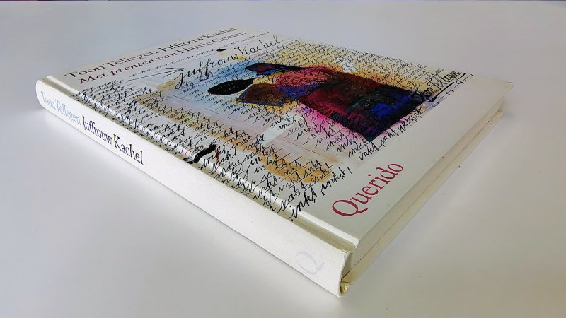 Tweedehands boek: Juffrouw Kachel van auteur Toon Tellegen - Hardcover licht verkleurd en minimale gebruikerssporen onderste puntjes kaft. Binnenwerk schoon en onbeschreven. Geillustreerd.