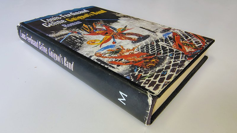 Tweedehands boek: Guignol's Band van auteur Louis-Ferdinand Céline, Frans van Woerden - Hardcover met stofomslag. Omslag duidelijke slijtage langs de randen met hier en daar een kleine inscheuring. Binnenwerk onbeschreven en netjes.