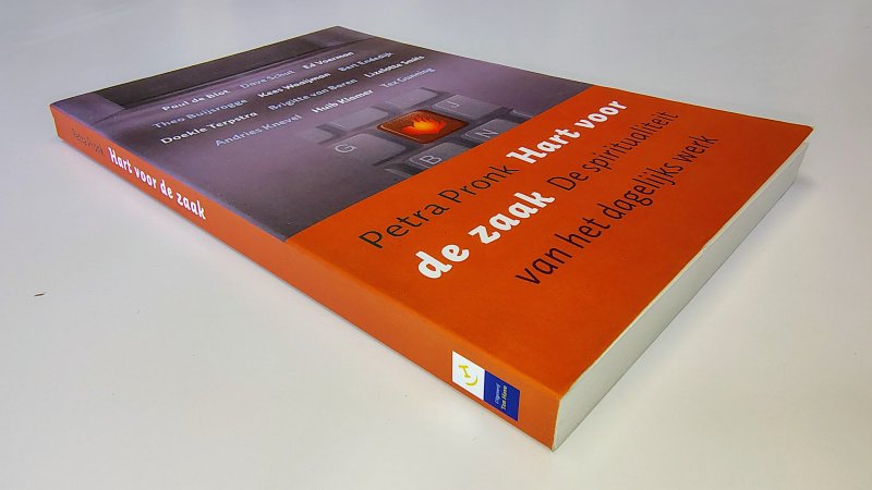 Tweedehands boek: Hart voor de zaak, de spiritualiteit van het dagelijks werk van auteur Petra Pronk - Paperback met rechte rug zonder leesvouwen. Minimale gebruikerssporen puntjes kaft. Binnenwerk onbeschreven en netjes.