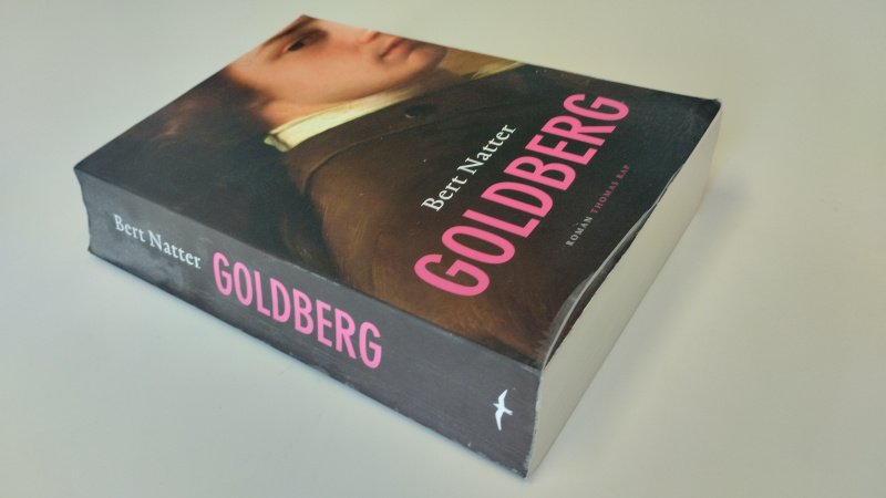 Tweedehands boek: Goldberg van auteur Bert Natter - In redelijke staat. Nederlandstalige paperback. Rug krom, plastic laagje van de voorkant laat aan de onderkant los, kaft gebruikssporen. Pagina’s schoon en onbeschreven.