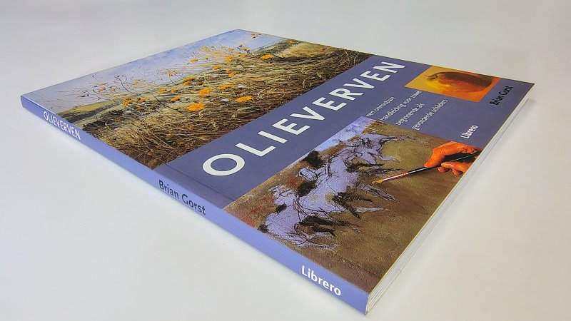 Tweedehands boek: Olieverven, een onmisbare handleiding voor beginnende en gevorderde schilders van auteur Brian Gorst - Paperback met flappen met hele lichte verkleuring witte bladzijdes, verder onbeschreven en netjes.