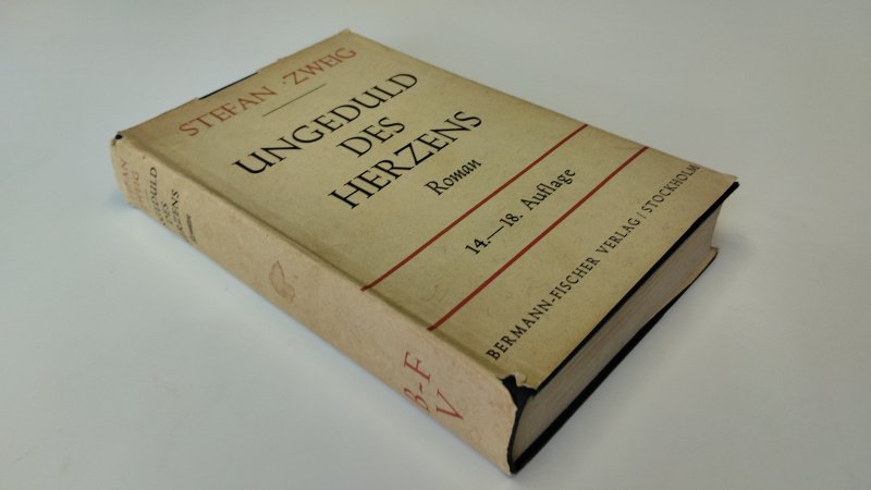 Boek met de titel: Ungeduld des Herzens